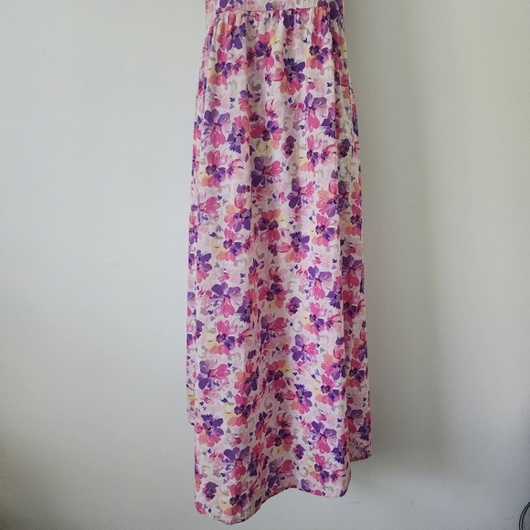 LoveShackFancy Faraday Floral-Print Slip Maxi Dress Size Medium - Picture 5 of 14